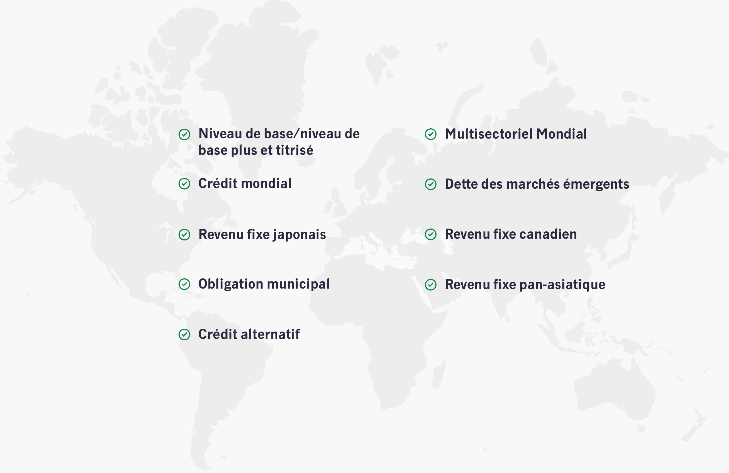 9 équipes partout dans le monde