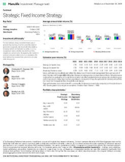 Strategic Fixed Income Fact Sheet