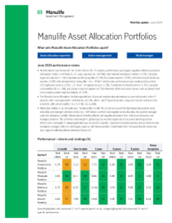 MK35941E — Manulife Asset Allocation Portfolio Monthly Update