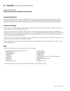 Ideal Fundamental Monthly Income Fund